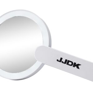 Tasku/käsipeegel LED 10054 Valge ABS+klaas 10,5×11,5×1,9cm