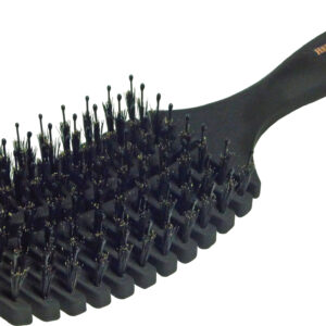 Kumer juuksehari plastikpiide ja metssea harjastega, väike 9144