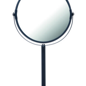 Peegel, must matt metall, normaalne+5x suurendus: Ø17cm, kõrgus 35cm 46.361.00