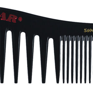 Kahepoolne soengukamm Lady Star 7,75″ 5690