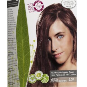 Juuksevärv Keskmine vaskne blond 6.34