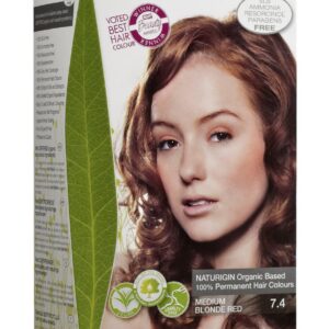 Juuksevärv Keskmine blond punaka varjundiga 7.4