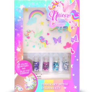 Casuelle Unicorn sädeleva kehatätoveeringu komplekt kalliskividega 81.490.00