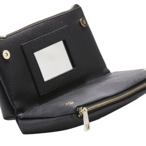 Kosmeetikakott Anna Marie 61448 peegliga Must PU 24x12x6cm