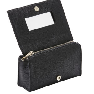 Kosmeetikakott Anna Marie 61449 peegliga Must PU 18x10x6cm