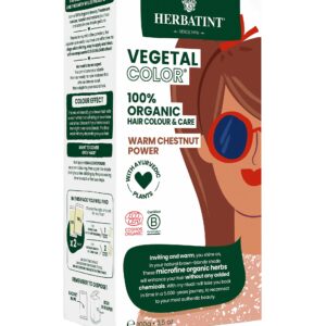 VEGETAL juuksevärv WARM CHESTNUT POWER / Soe kastanipruun